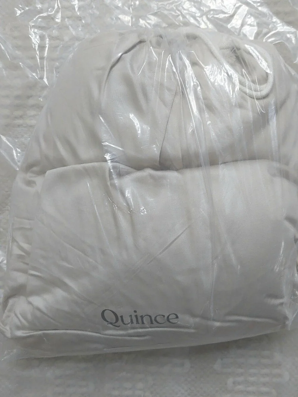 NWOT! Quince 100% Organic Bamboo -Sand Duvet Cover! King/ Cal King (482)